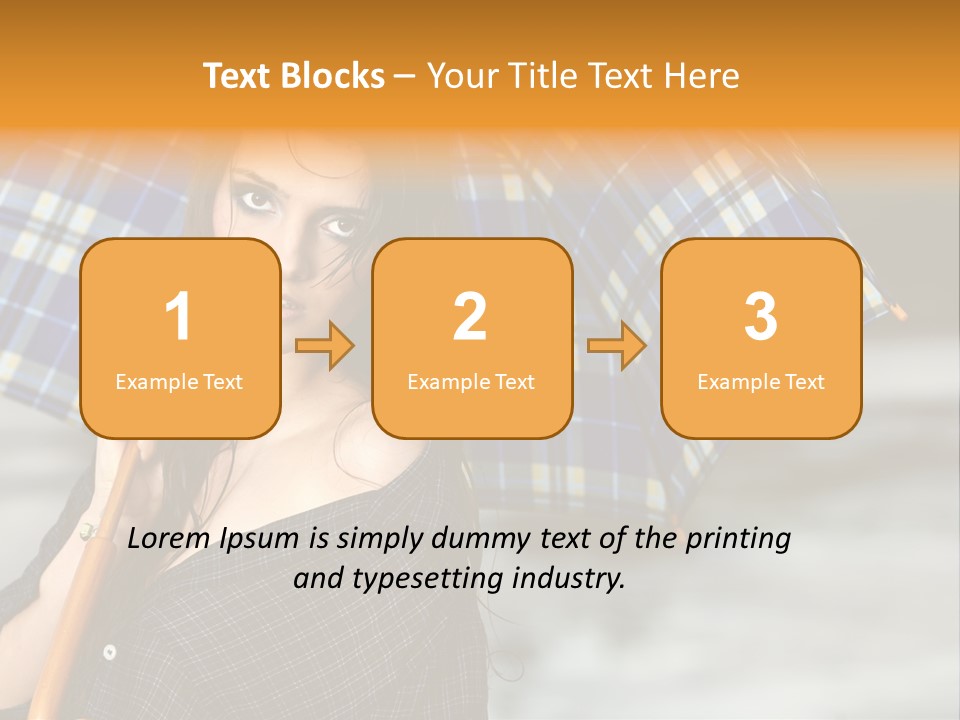 Fresh Blue Look PowerPoint Template
