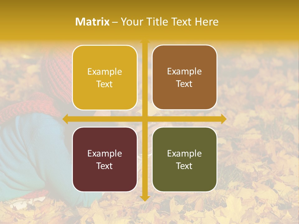 Orange Person September PowerPoint Template