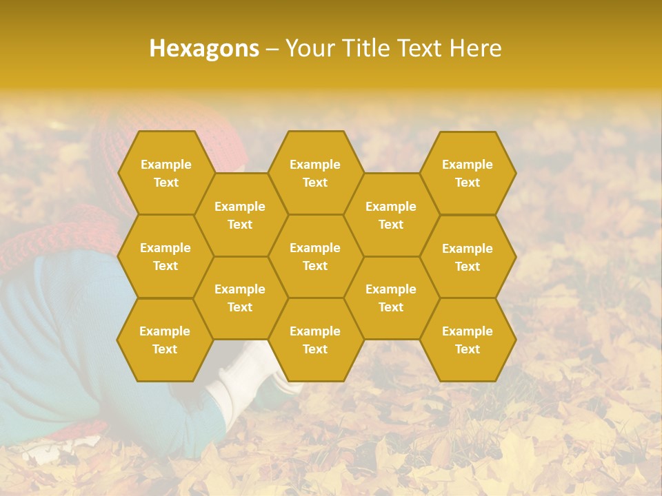 Orange Person September PowerPoint Template