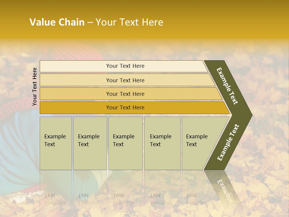 Orange Person September PowerPoint Template