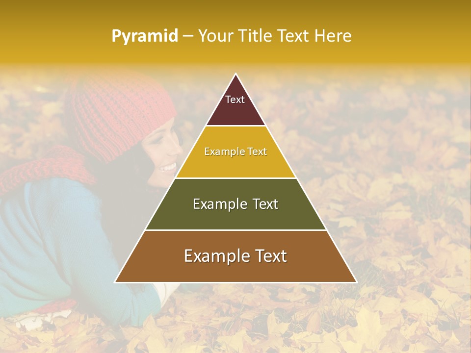 Orange Person September PowerPoint Template