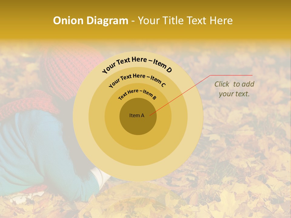 Orange Person September PowerPoint Template