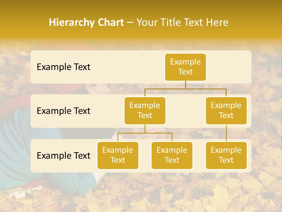 Orange Person September PowerPoint Template