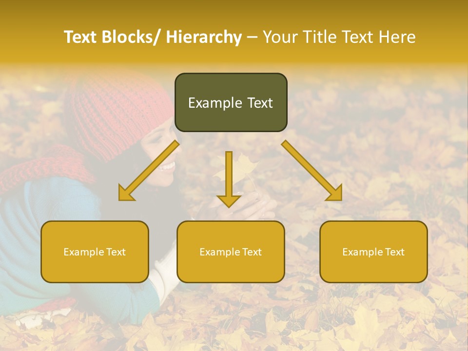 Orange Person September PowerPoint Template
