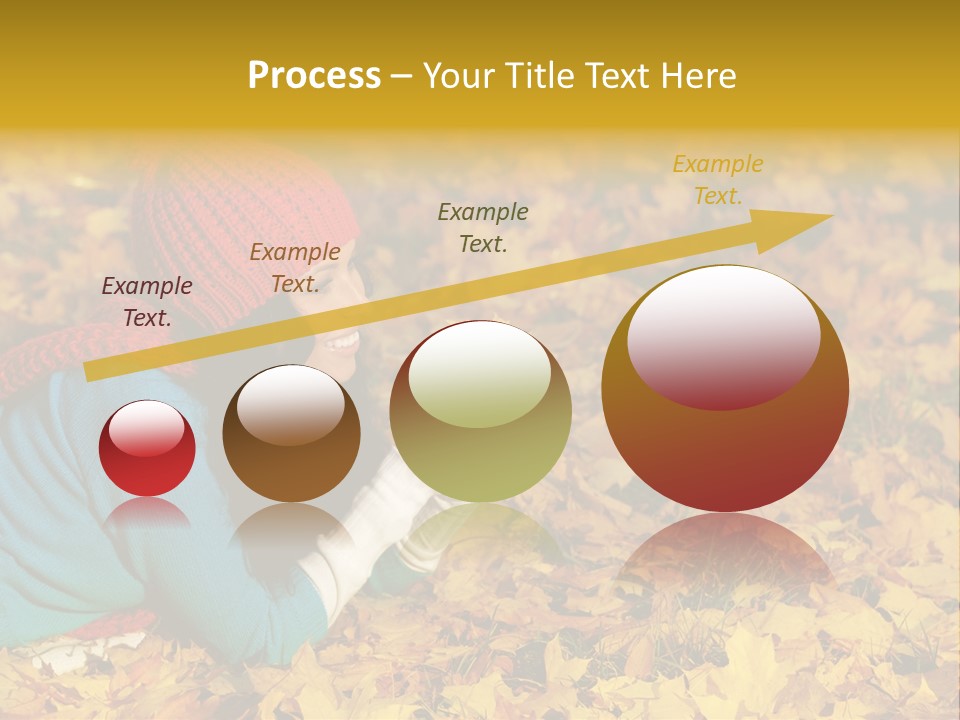 Orange Person September PowerPoint Template