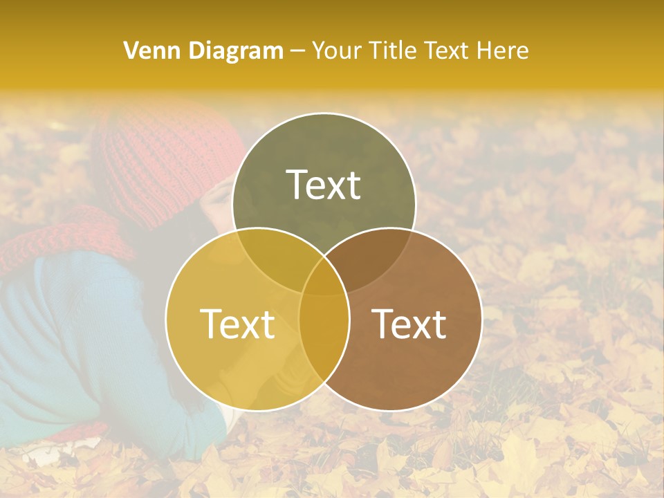 Orange Person September PowerPoint Template