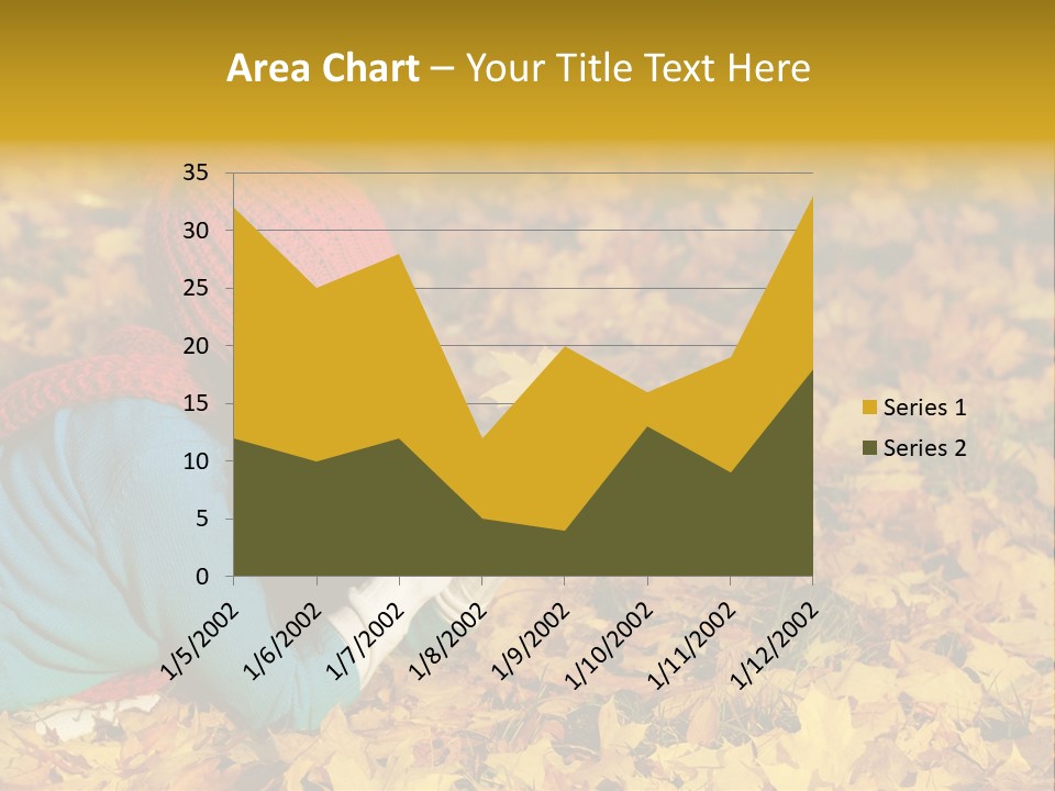 Orange Person September PowerPoint Template