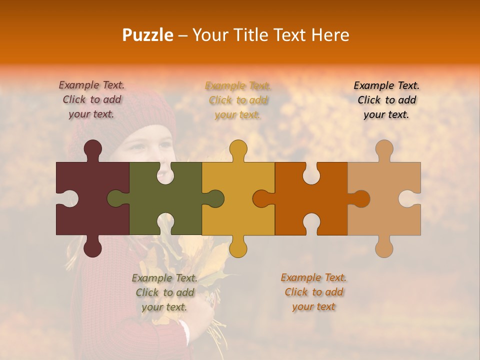 Young Natural Lady PowerPoint Template