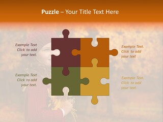 Young Natural Lady PowerPoint Template