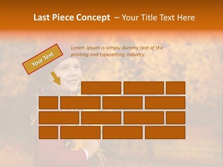 Young Natural Lady PowerPoint Template