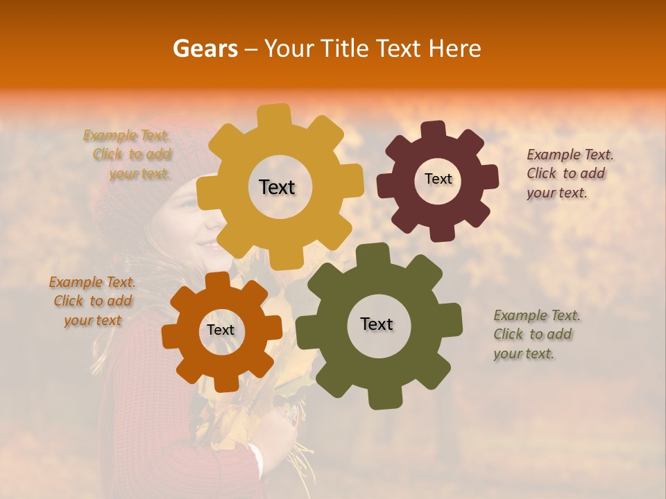 Young Natural Lady PowerPoint Template