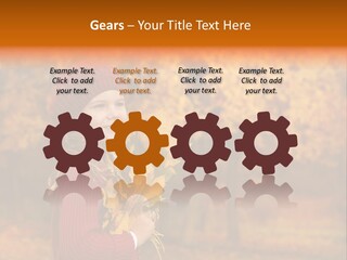 Young Natural Lady PowerPoint Template