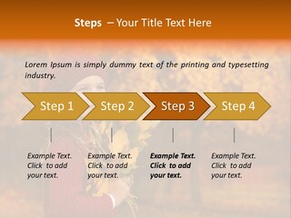 Young Natural Lady PowerPoint Template