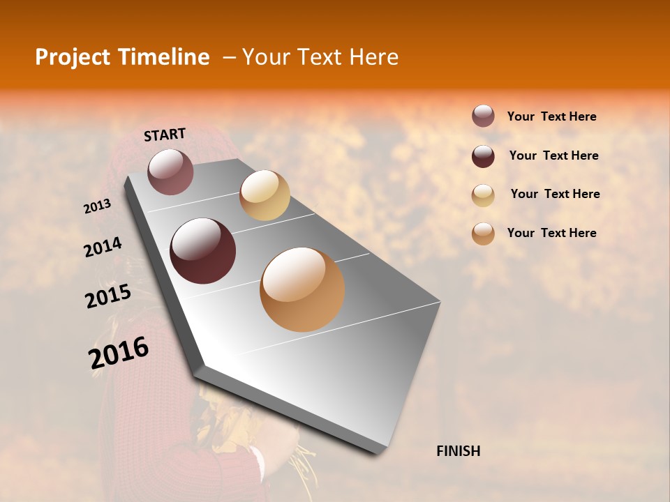Young Natural Lady PowerPoint Template