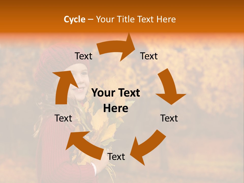 Young Natural Lady PowerPoint Template