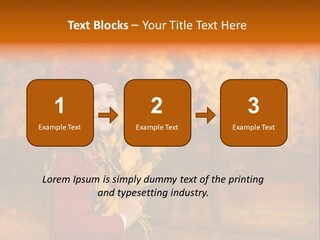 Young Natural Lady PowerPoint Template