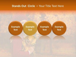 Young Natural Lady PowerPoint Template