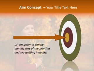 Young Natural Lady PowerPoint Template