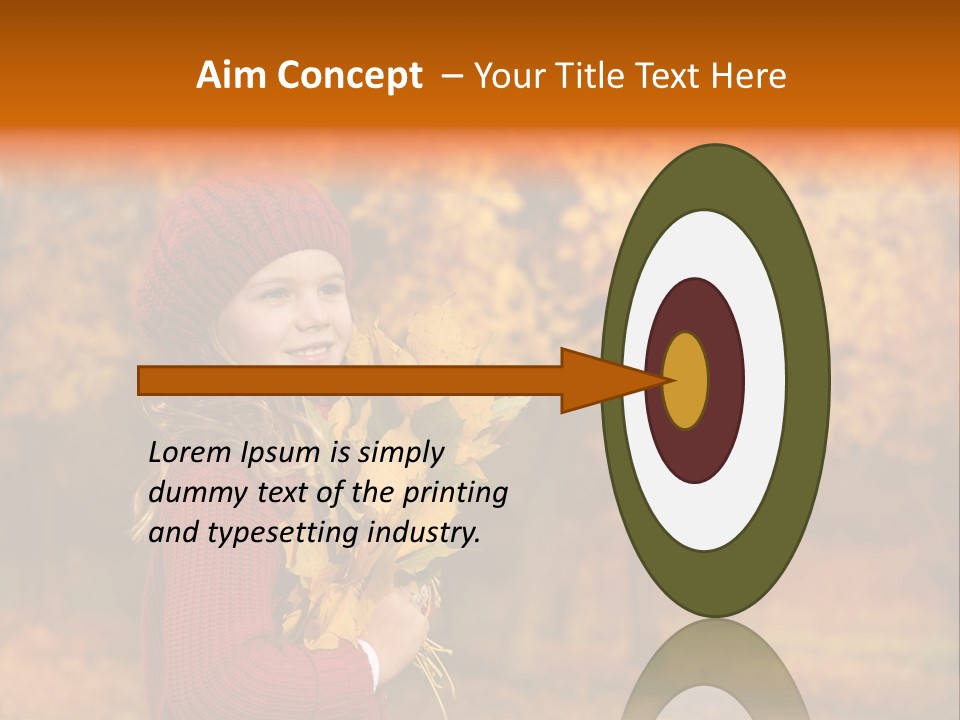 Young Natural Lady PowerPoint Template