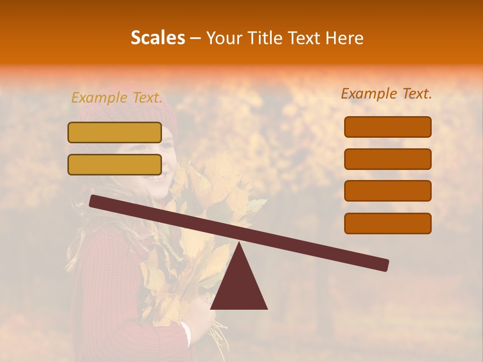 Young Natural Lady PowerPoint Template