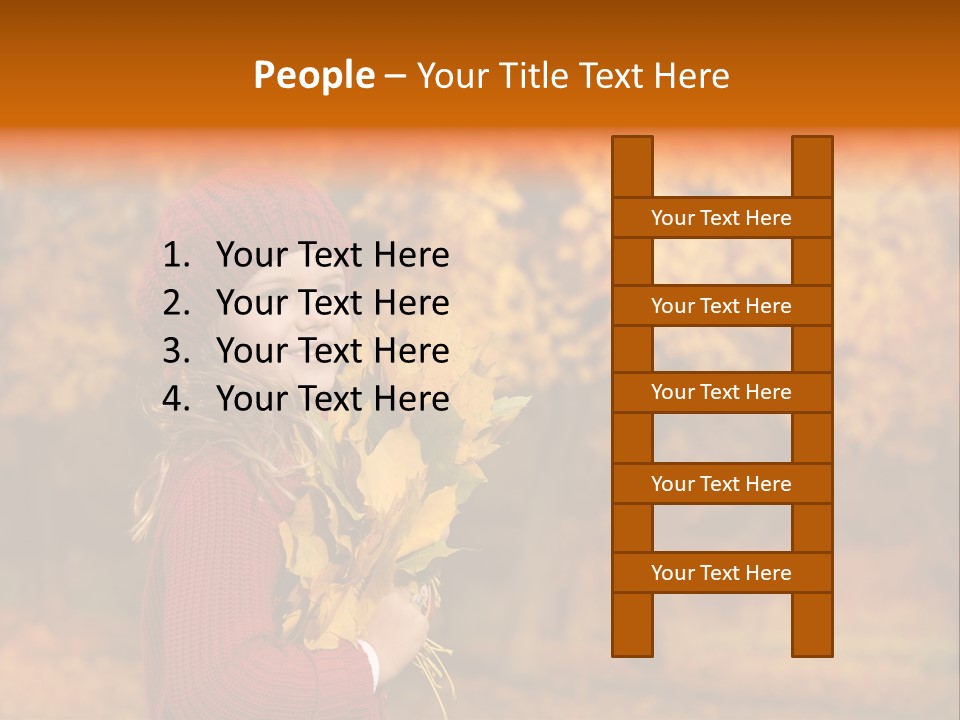 Young Natural Lady PowerPoint Template