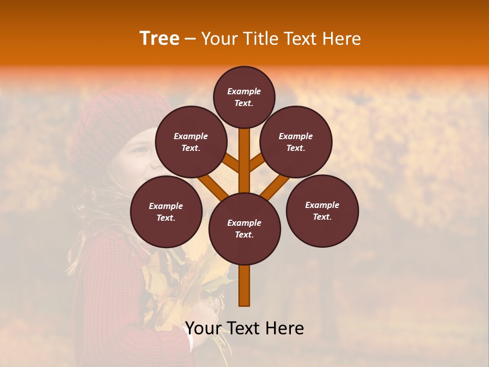Young Natural Lady PowerPoint Template