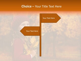 Young Natural Lady PowerPoint Template