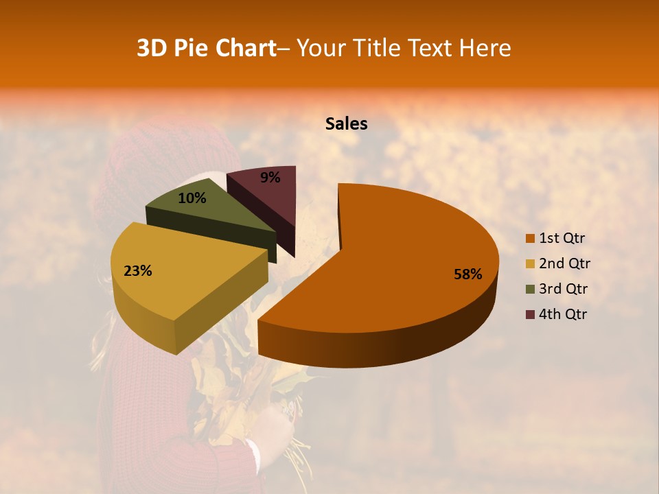 Young Natural Lady PowerPoint Template
