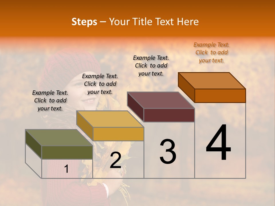 Young Natural Lady PowerPoint Template