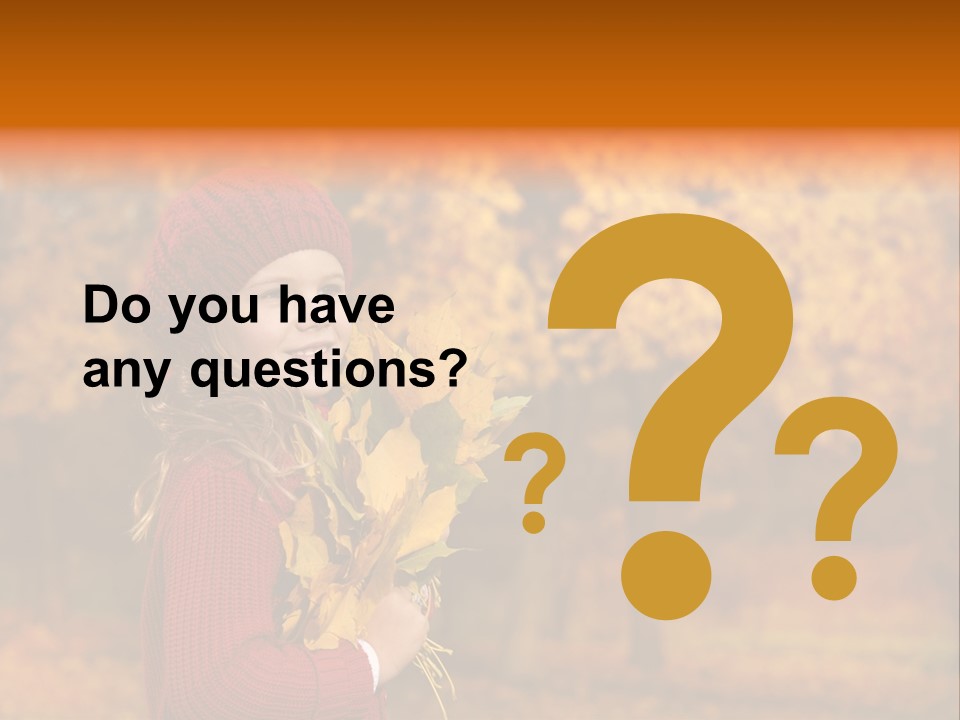 Young Natural Lady PowerPoint Template
