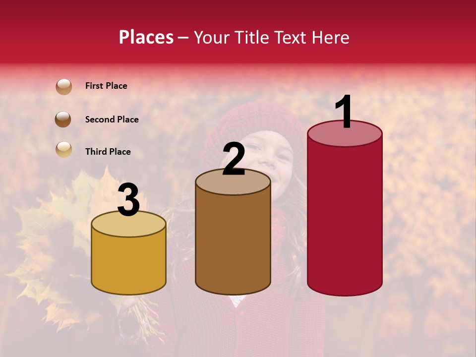 Seasonal October Looking Up PowerPoint Template