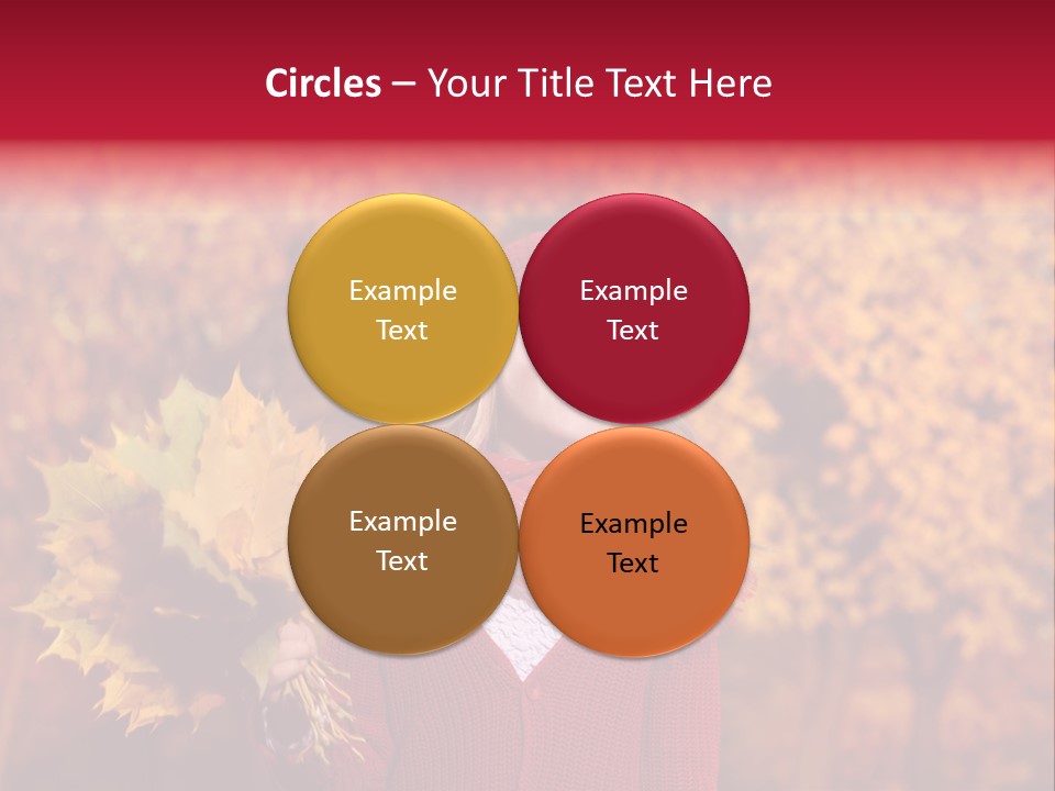 Seasonal October Looking Up PowerPoint Template