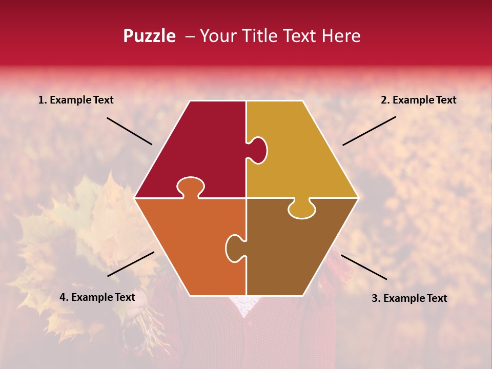 Seasonal October Looking Up PowerPoint Template