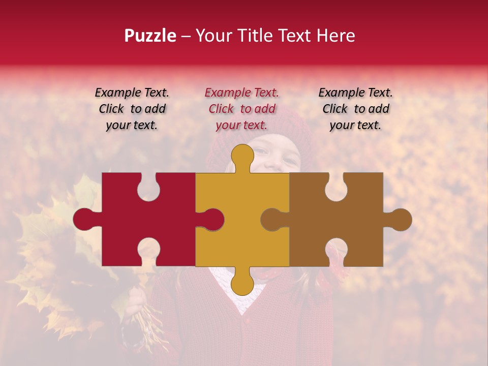 Seasonal October Looking Up PowerPoint Template