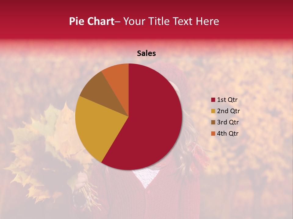 Seasonal October Looking Up PowerPoint Template