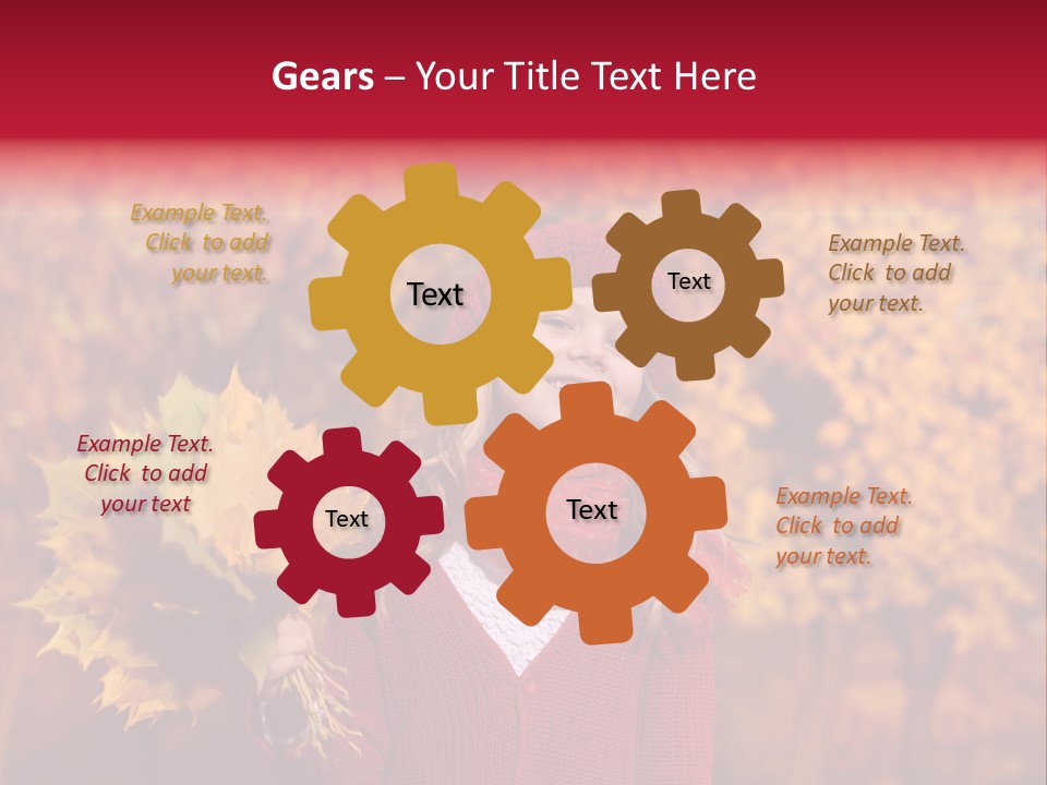 Seasonal October Looking Up PowerPoint Template