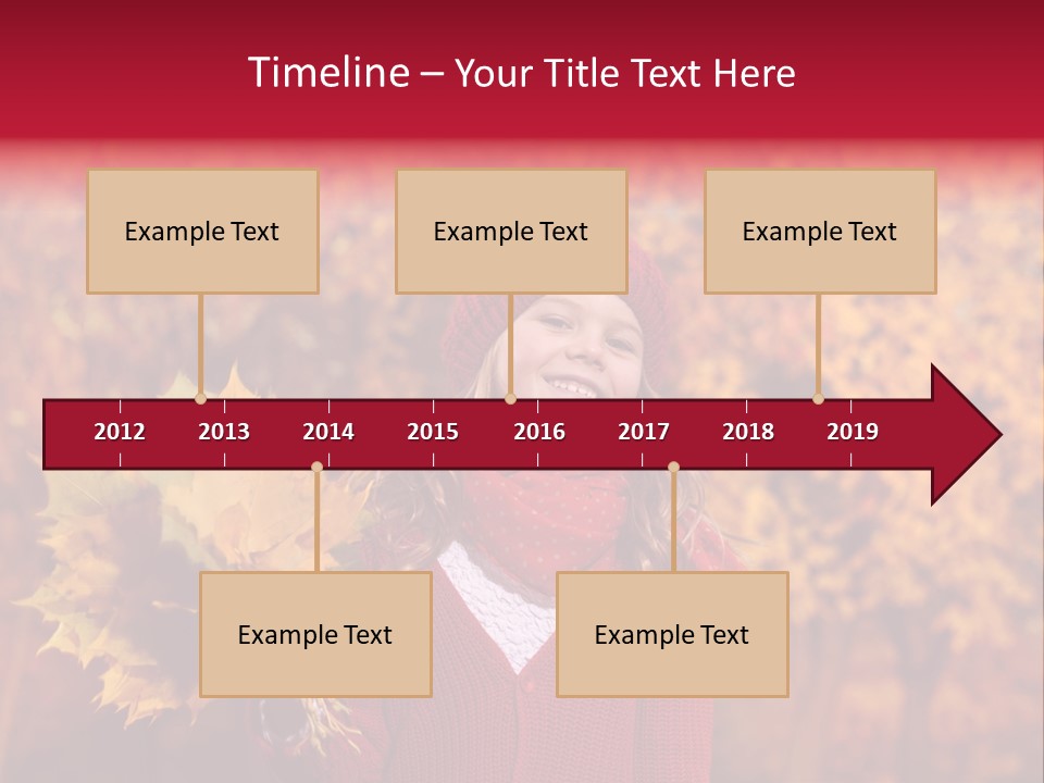 Seasonal October Looking Up PowerPoint Template