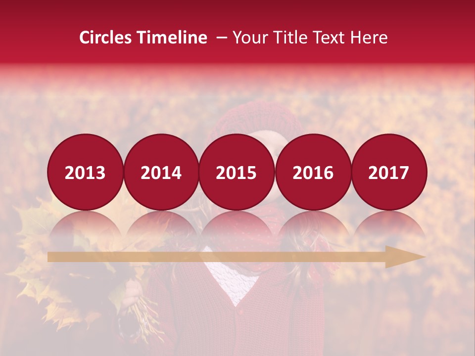 Seasonal October Looking Up PowerPoint Template