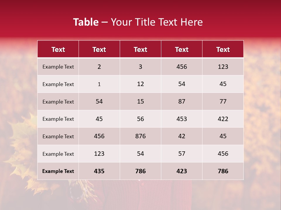 Seasonal October Looking Up PowerPoint Template