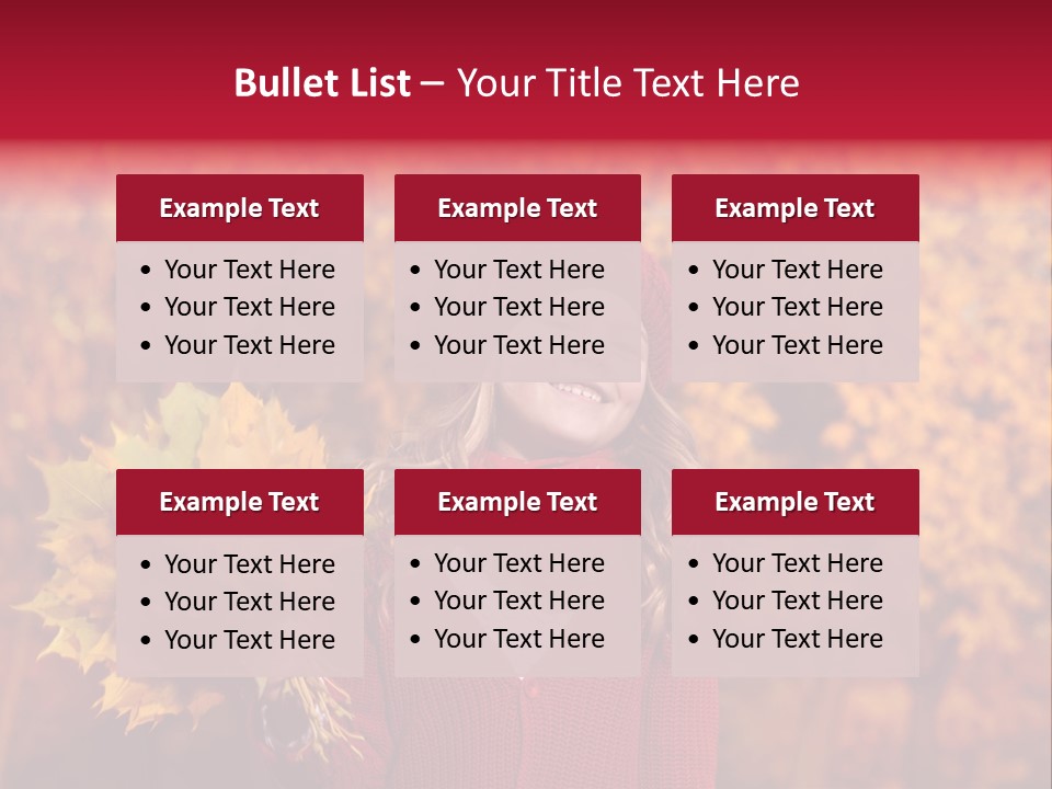 Seasonal October Looking Up PowerPoint Template