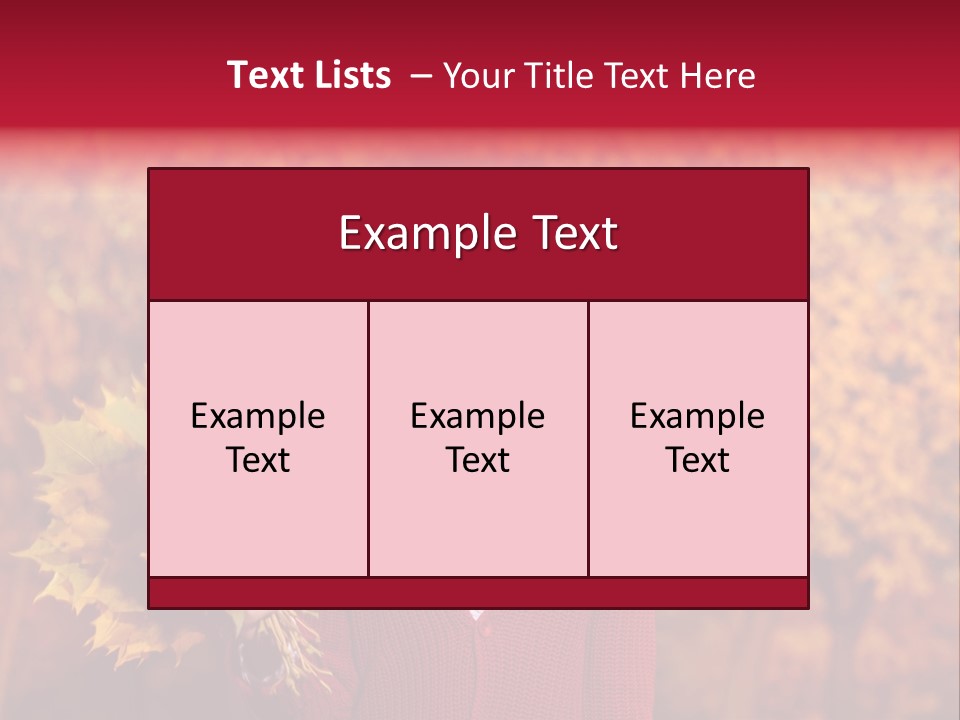 Seasonal October Looking Up PowerPoint Template
