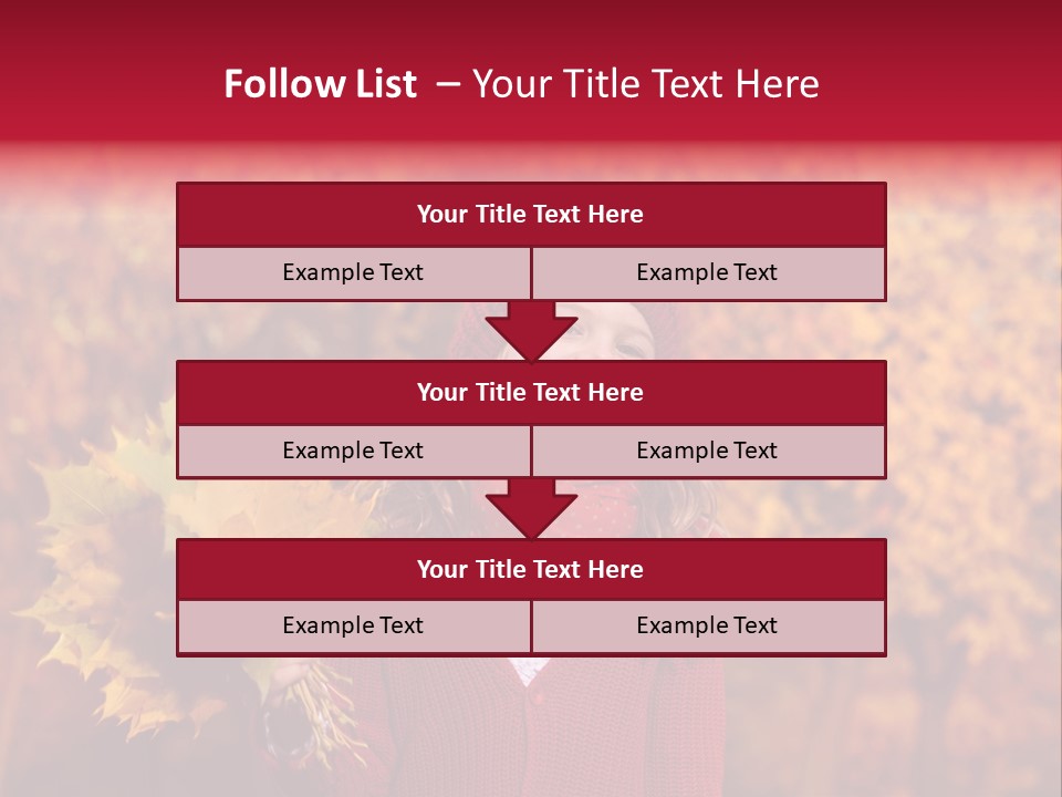 Seasonal October Looking Up PowerPoint Template