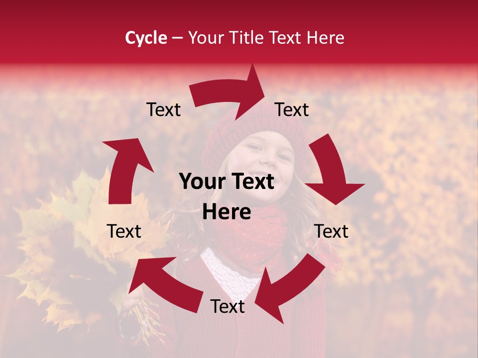 Seasonal October Looking Up PowerPoint Template
