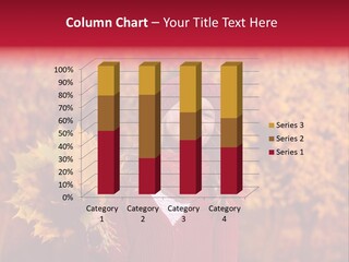 Seasonal October Looking Up PowerPoint Template