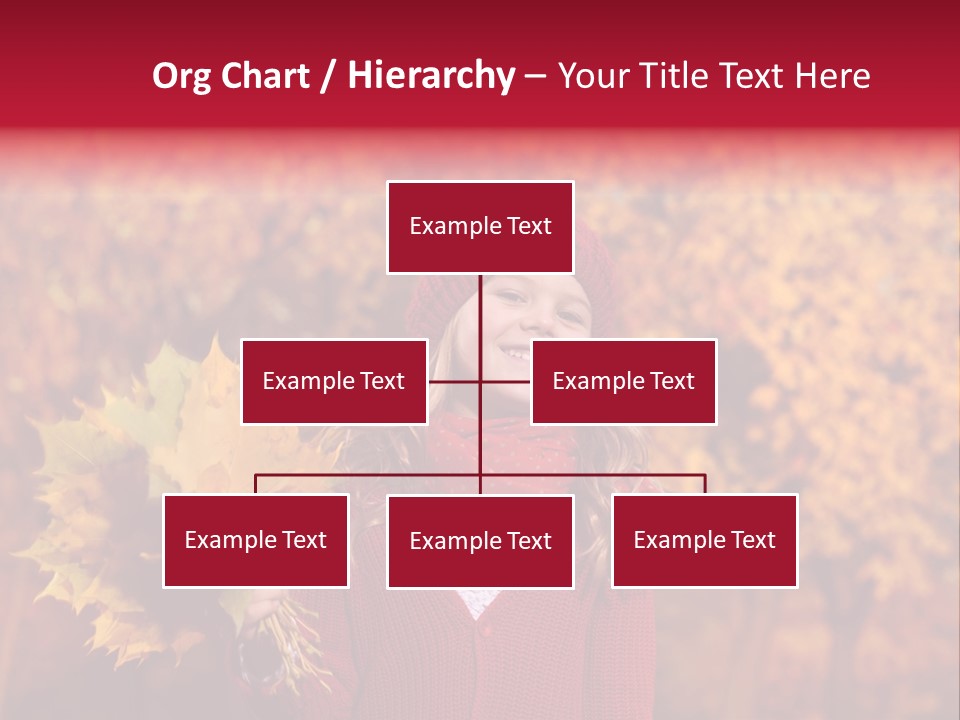 Seasonal October Looking Up PowerPoint Template