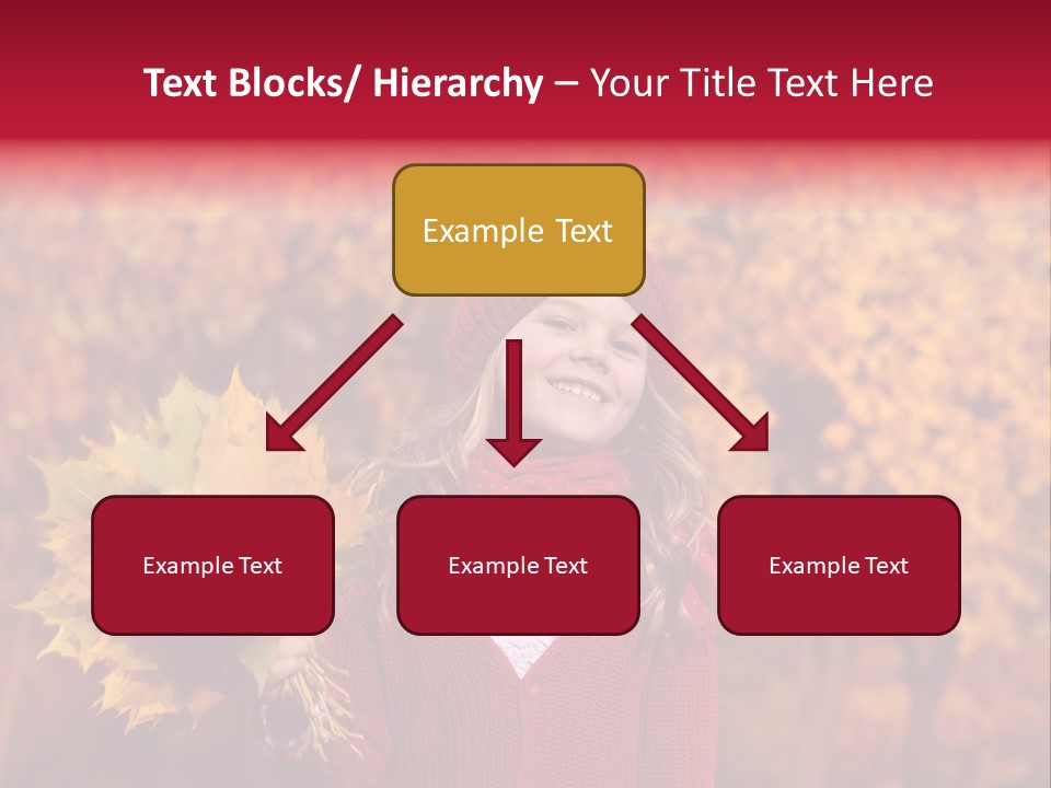Seasonal October Looking Up PowerPoint Template
