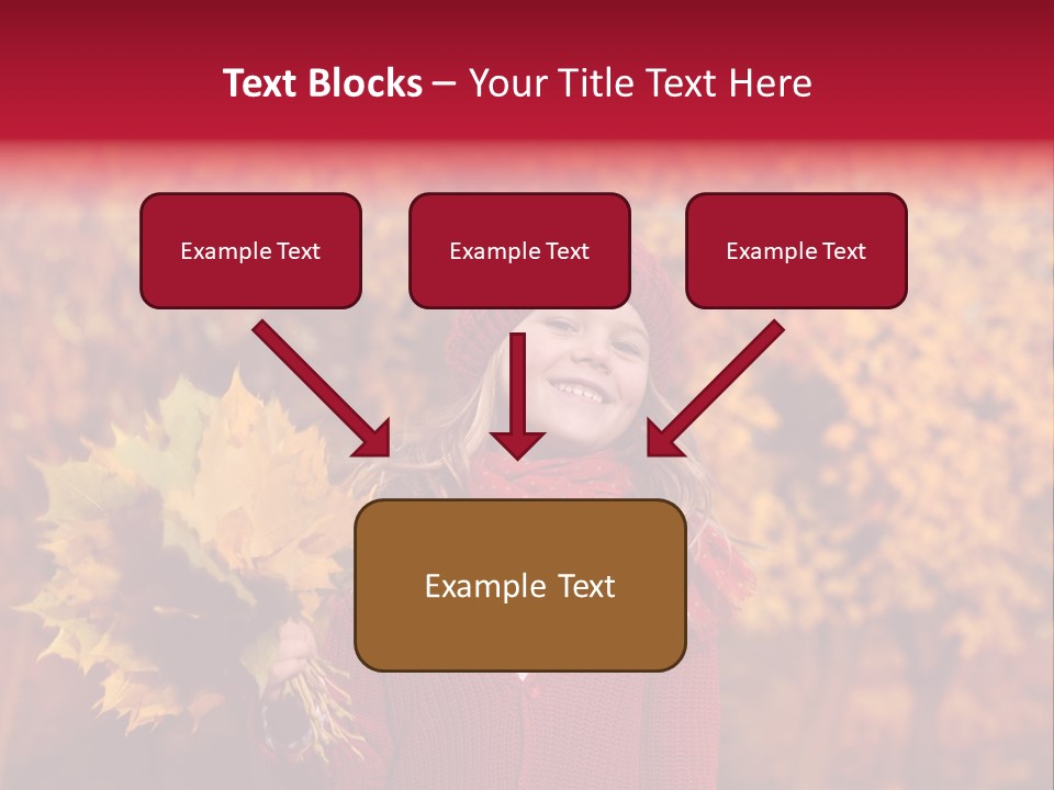 Seasonal October Looking Up PowerPoint Template