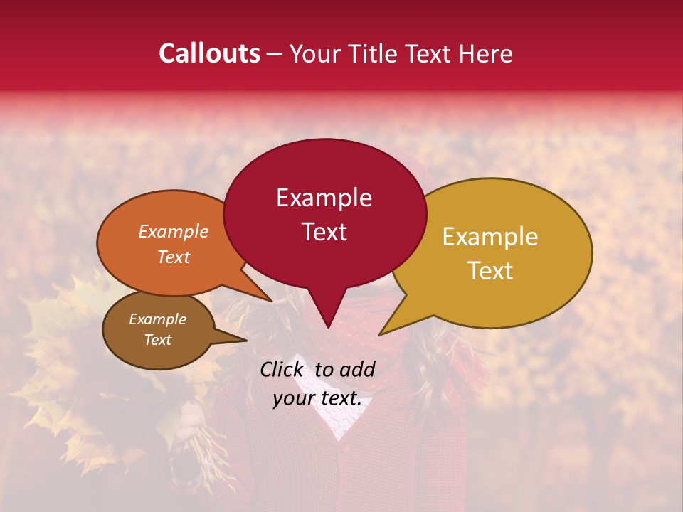 Seasonal October Looking Up PowerPoint Template