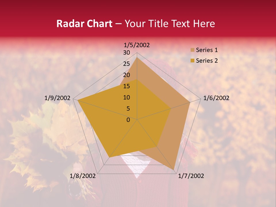 Seasonal October Looking Up PowerPoint Template