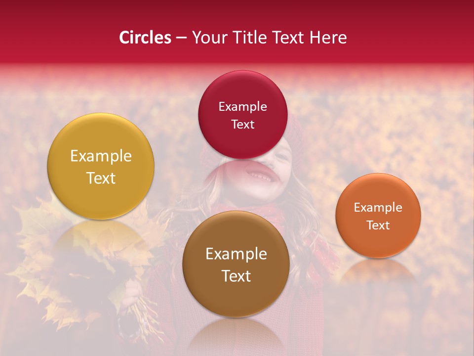 Seasonal October Looking Up PowerPoint Template